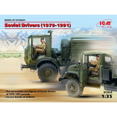 SOVIET DRIVERS ( 1979-1991 ) - 2 FIGURES - 1/35 SCALE